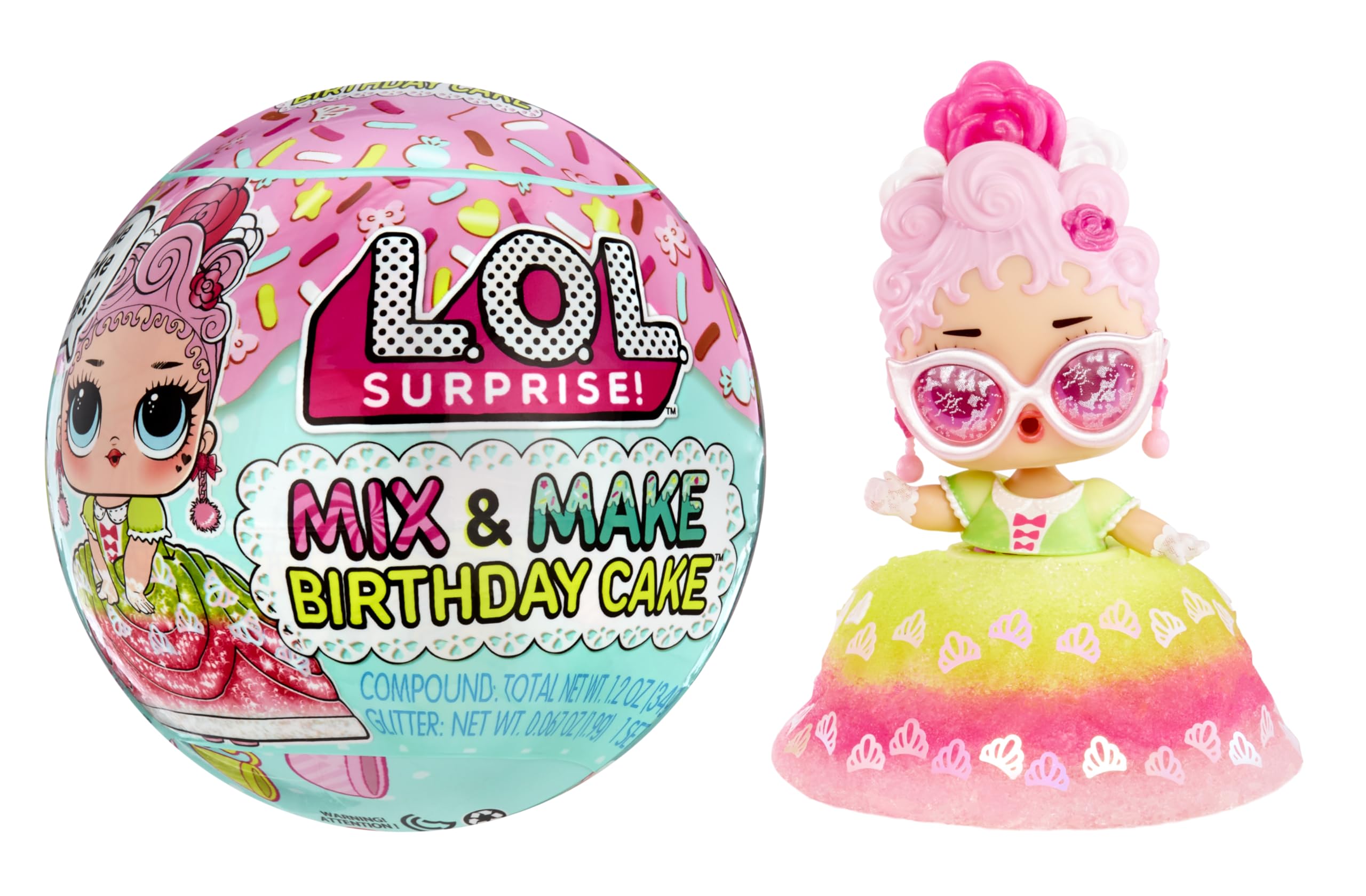 MGA Games - LOL Surprise - Mix & Make Birthday Cake Tots - Asst