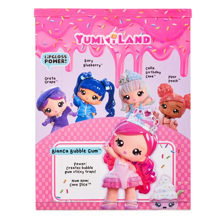 Yummiland - Grande poupée + assortiment d'animaux avec brillant à lèvres, vague 1