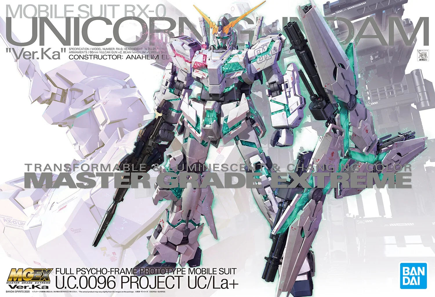 MGEX 1/100 Unicorn Gundam