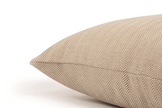 Mushroom Herringbone Cushion Cover