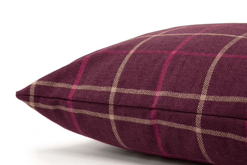 Vino Check Cushion Cover