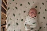 Organic Cotton Muslin Crib Fitted Sheets - Fern