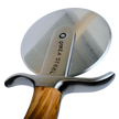 Coupe-pizza Ginza Steel MIA – Lame en acier inoxydable avec manche en bois d'olivier