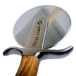Coupe-pizza Ginza Steel MIA – Lame en acier inoxydable avec manche en bois d'olivier