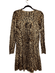 MICHAEL KORS Regular fit Midi Dress in Brown  -  M