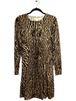 MICHAEL KORS Regular fit Midi Dress in Brown  -  M