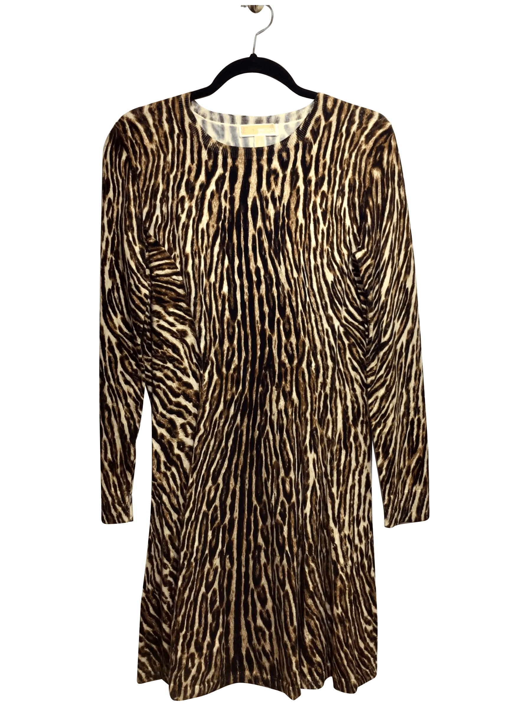 MICHAEL KORS Regular fit Midi Dress in Brown  -  M