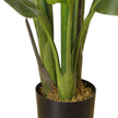 Miki Artificial Spathiphyllum Leaf Potted Plant 3'