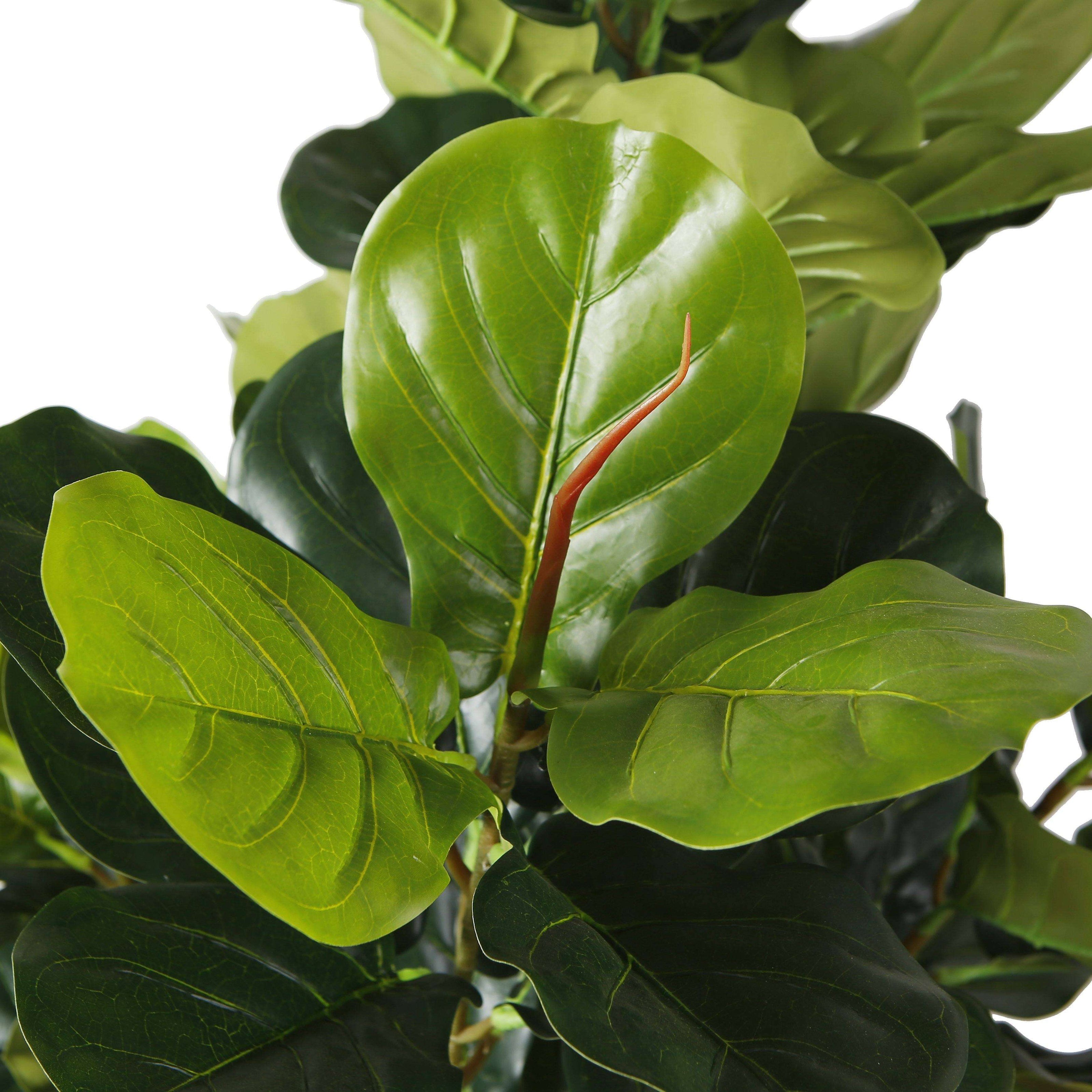 Mila Artificial Fiddle Leaf Potted Plant (Multiple Sizes)