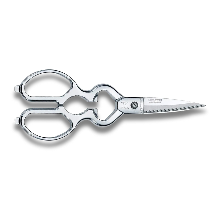 MIMATSU Stainless Steel Kitchen Scissors – Screw-Type | Japan