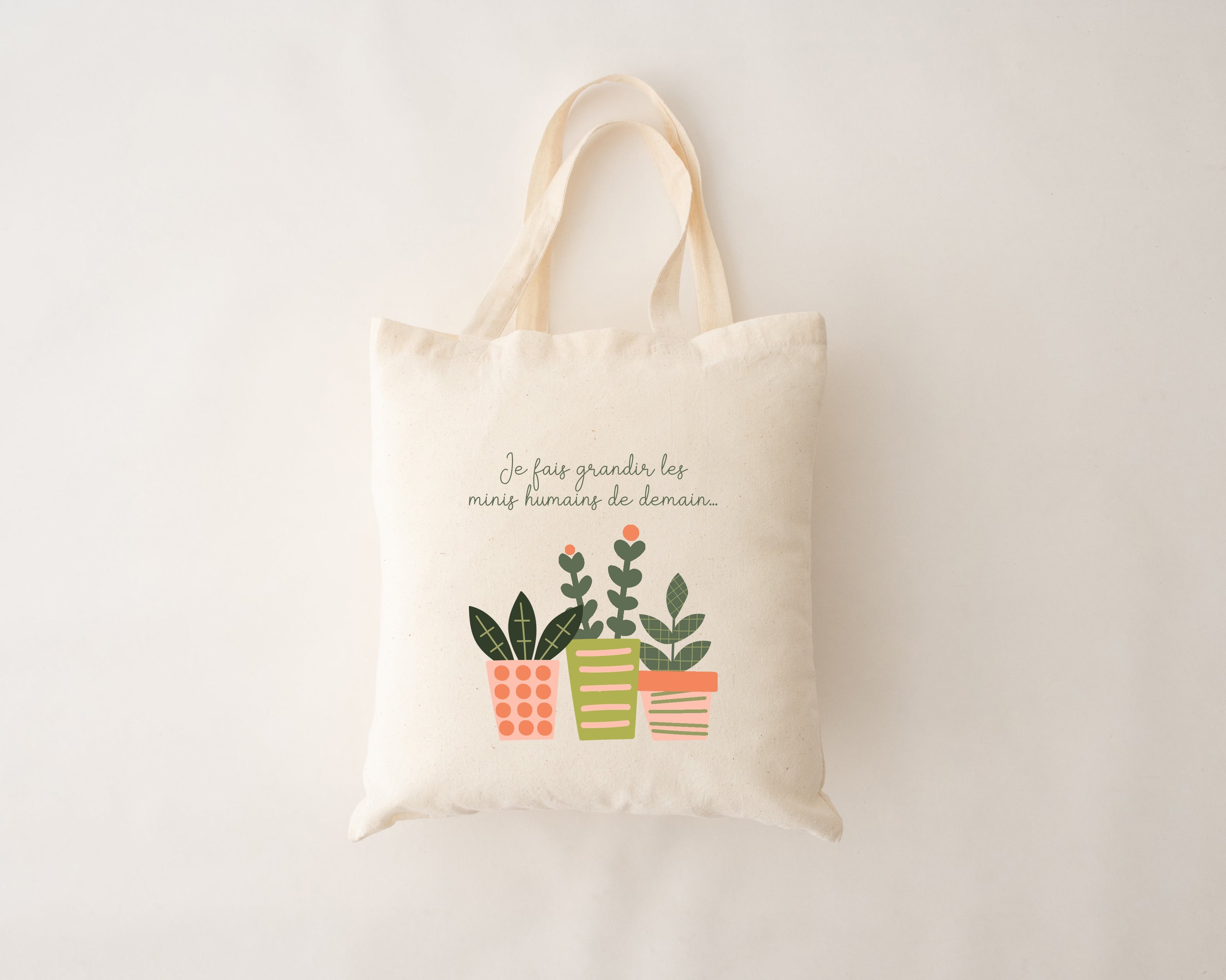 Sac réutilisable - Je fais grandir les minis humains de demain