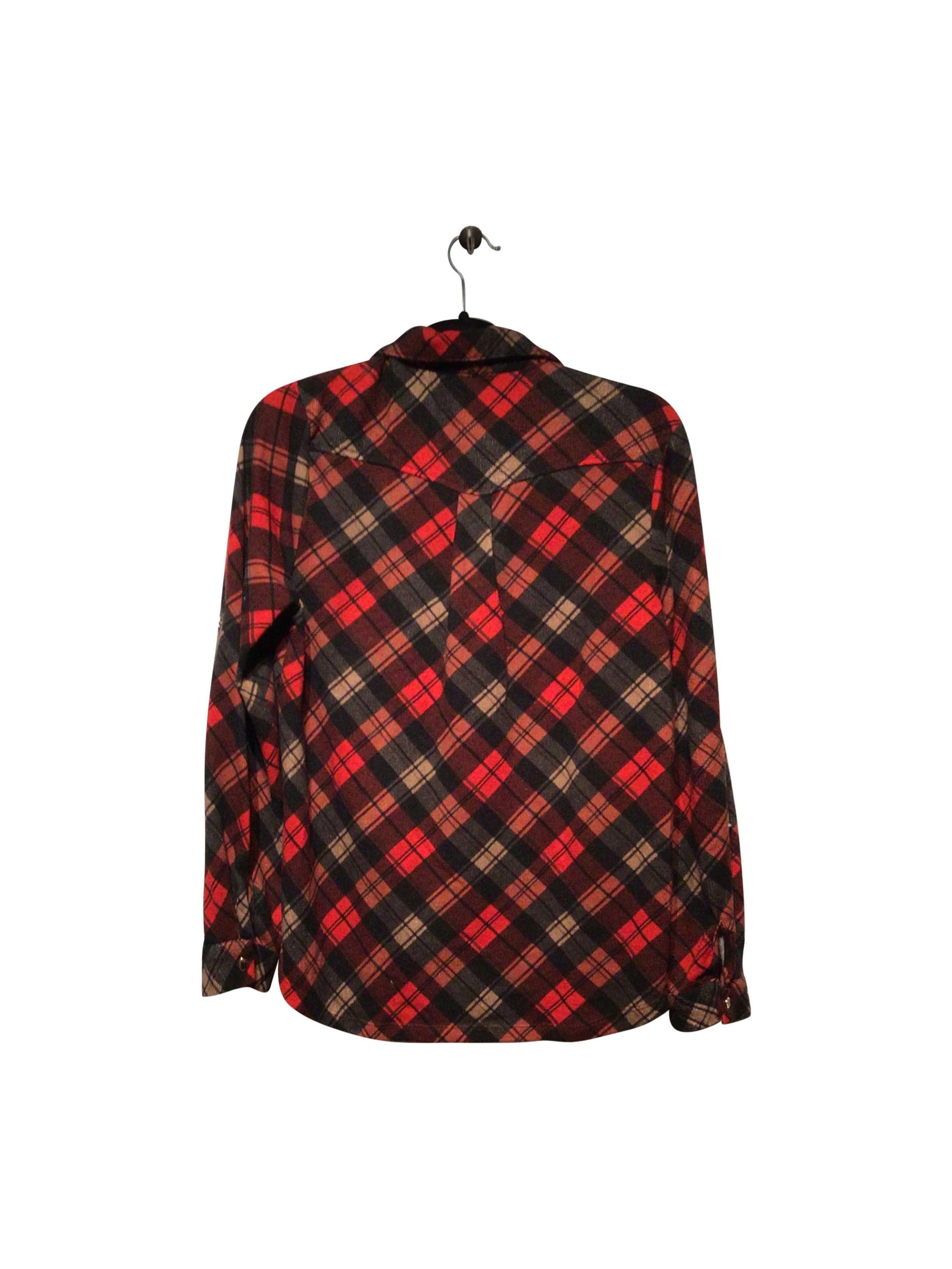 MISHA Regular fit Button-down Top in Red  -  S
