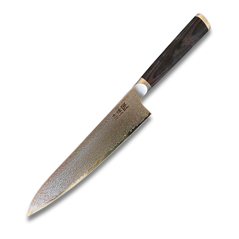 Miyako SUS 210mm Gyuto Knife - 33 Layer Damascus Steel Blade – Made in Japan