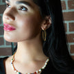 MIZUKI : Boucles d'oreilles à texture double corde