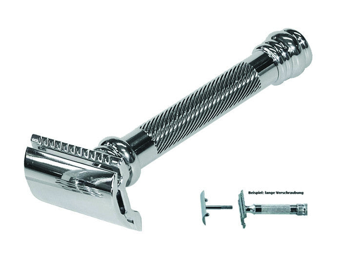 Merkur 38C  Double Edge Safety Razor: Barber Pole