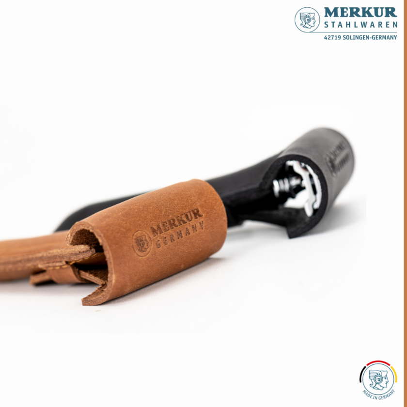 Merkur Leather Case for all Items except 24001, Cowhide, Brown