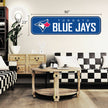 Toronto Blue Jays 90x23 Team Repositional Wall Decal - Long Design