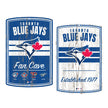 Toronto Blue Jays 16x23 2 pack Established Faux Wood Wall Signs