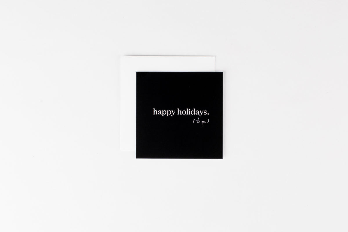 Happy Holidays