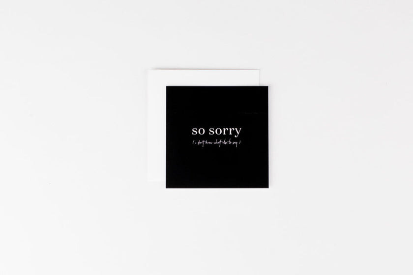 So Sorry