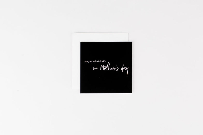 To My Wife (On Mother's Day)