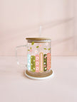 Tasse boho 17oz - Bibliothèque printanière
