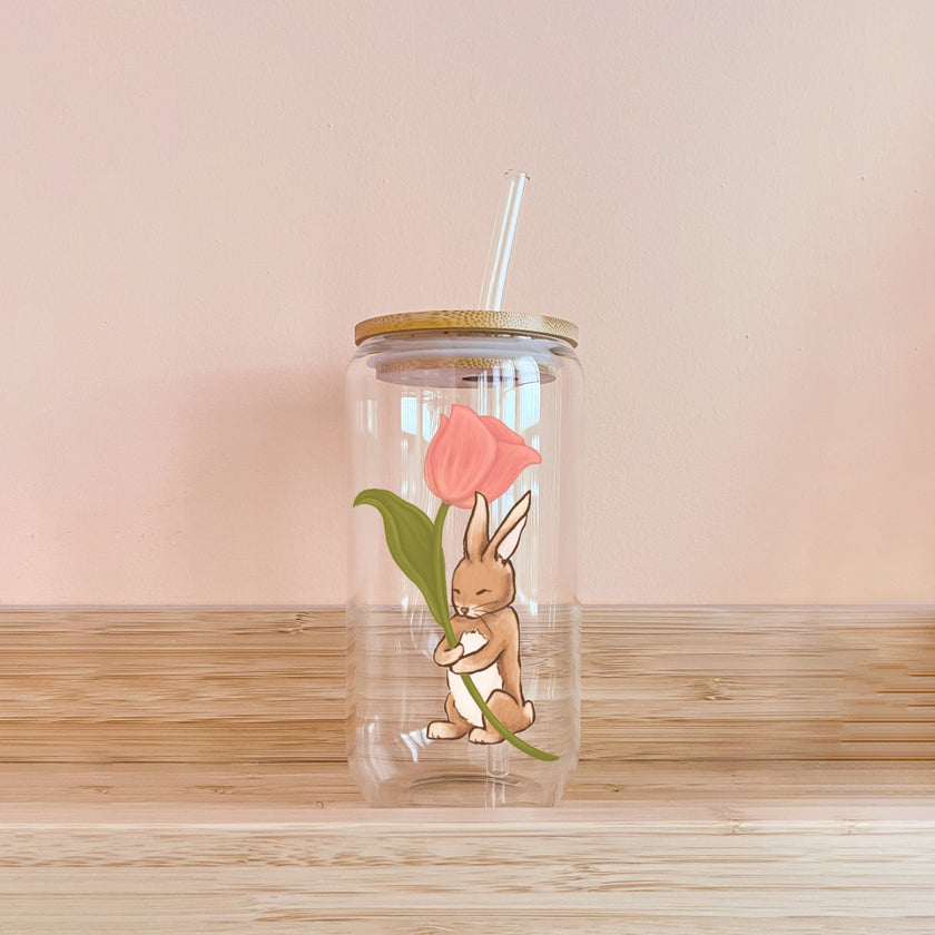 Verre boho - Lapin