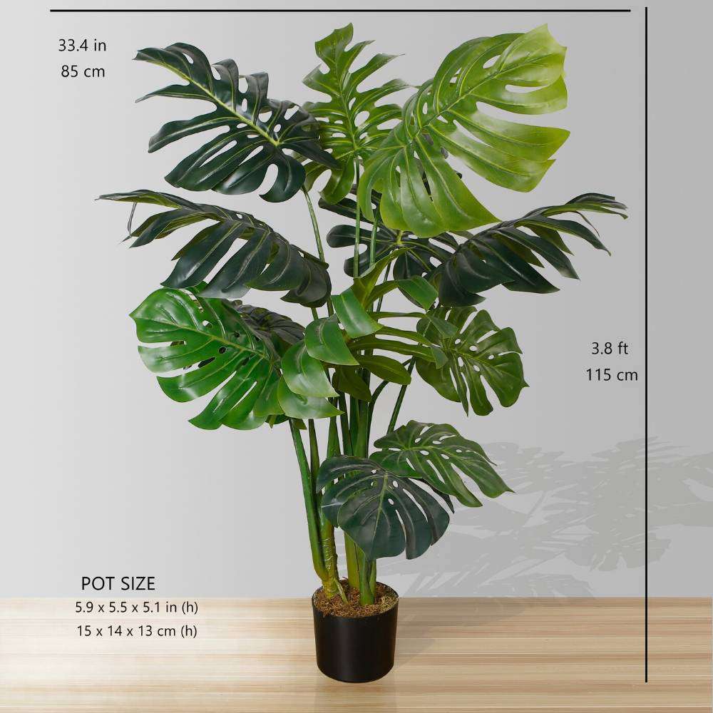 Mona Artificial Monstera Potted Plant 45