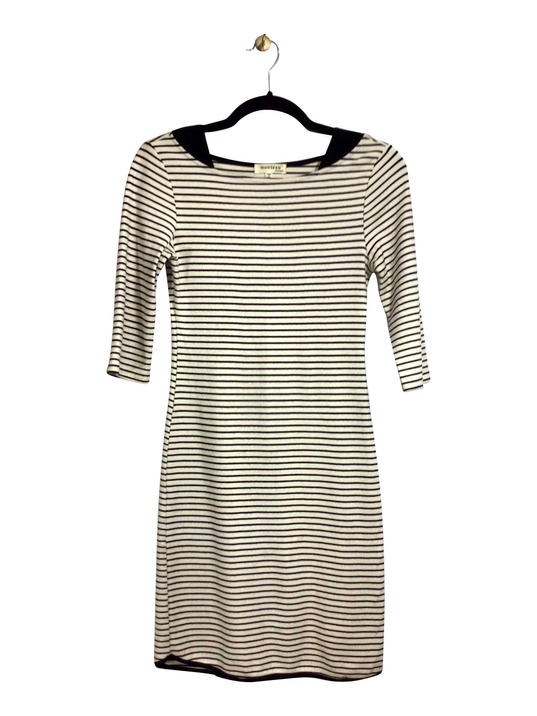MONTEAU Regular fit Midi Dress in White - M
