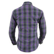 Milwaukee Leather Women's Armoured Plaid Shirt