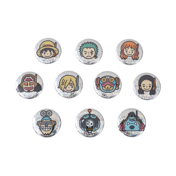 [One Piece] EGGHEAD Icon Mini Can Badge Straw Hat Crew Set