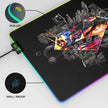 Tapis de souris pour jeux vidéo avec le logo du bouclier de Superman