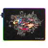 Tapis de souris pour jeux vidéo avec le logo du bouclier de Superman