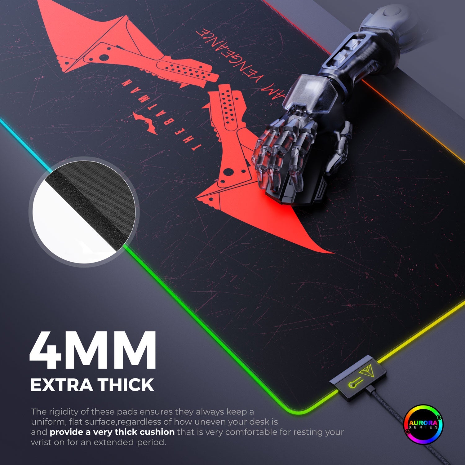 Tapis de souris gaming Batman