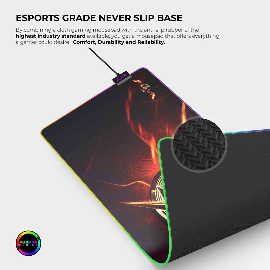 The Flash Gaming Mouse Pad