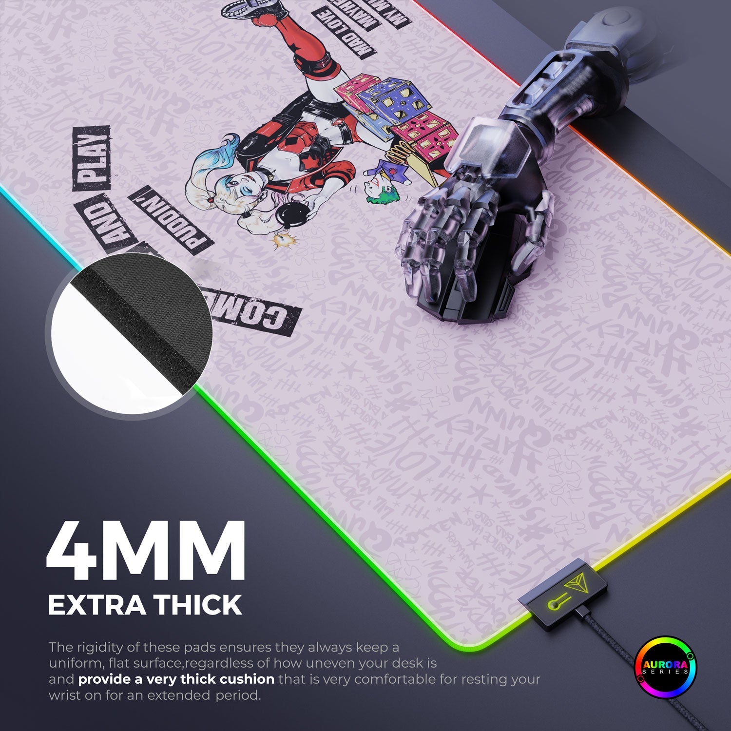 Harley Quinn Gaming Mouse Pad