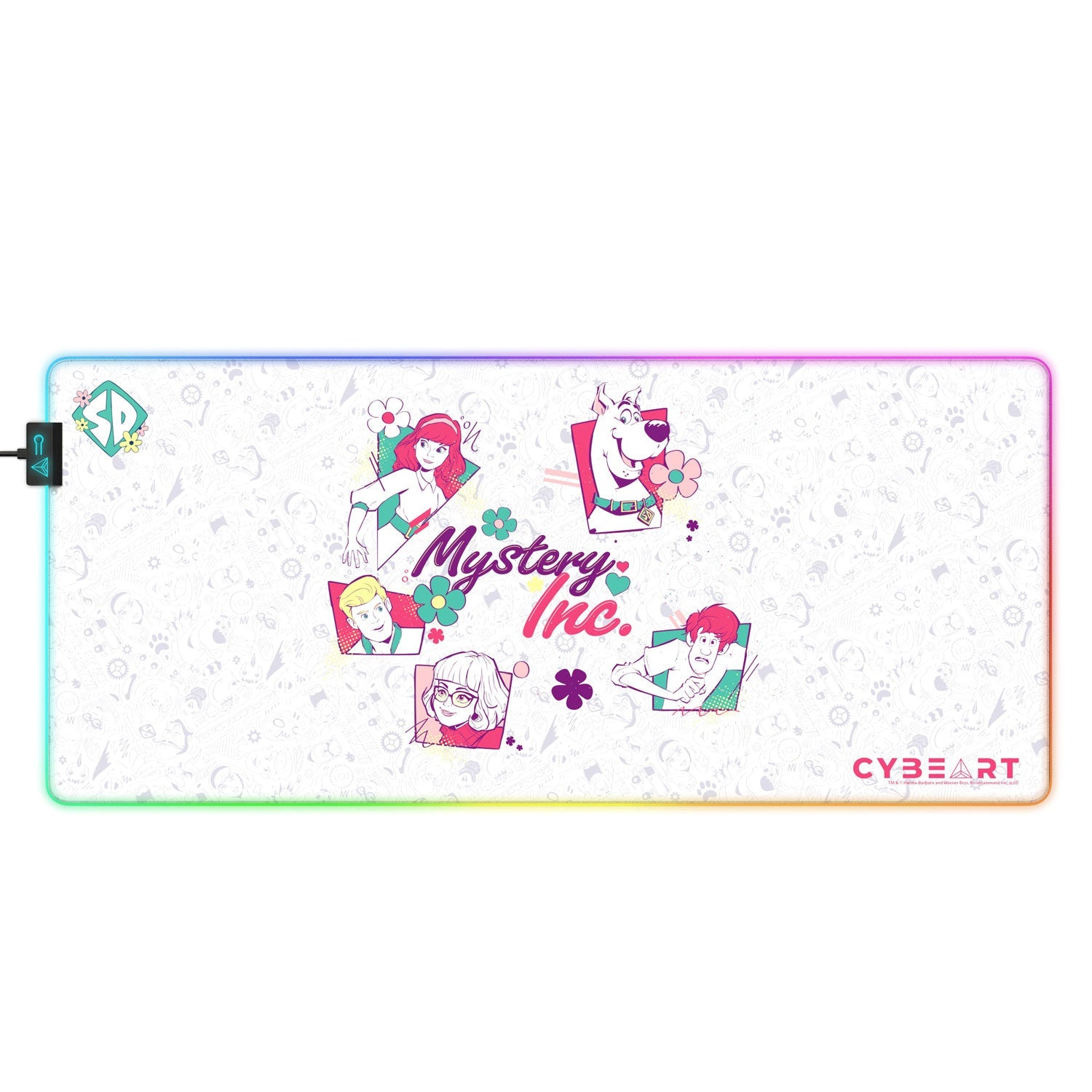 Tapis de souris pour jeux Mystery Inc.