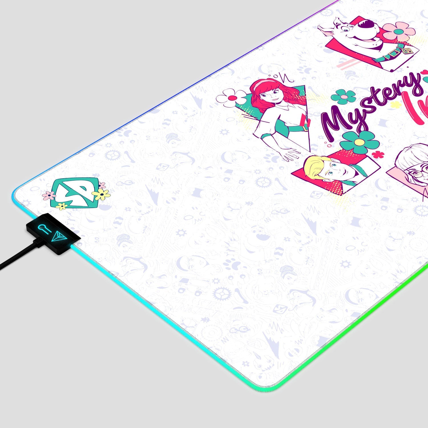 Tapis de souris pour jeux Mystery Inc.