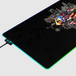 Tapis de souris pour jeux vidéo avec le logo du bouclier de Superman