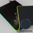 Tapis de souris pour jeux vidéo avec le logo du bouclier de Superman