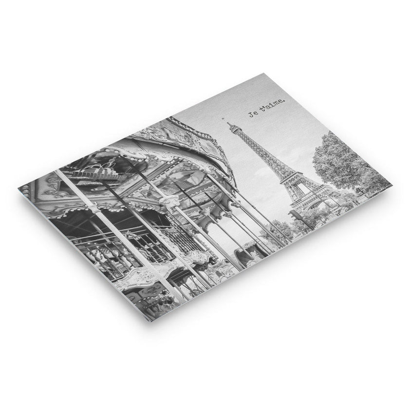 Metal Print Je t’aime - Paris