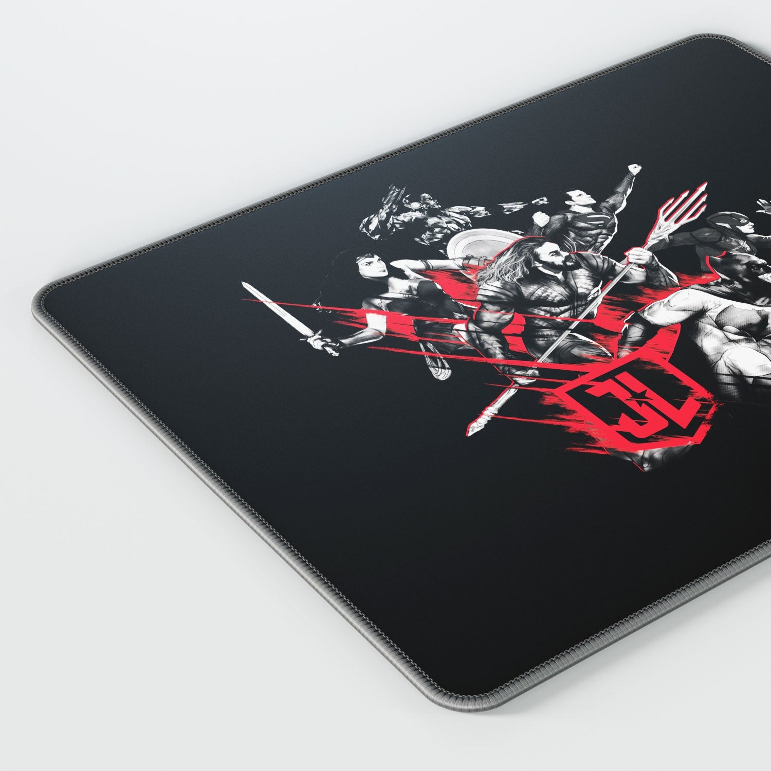 Tapis de souris pour jeux vidéo Justice League - Prêt pour le combat