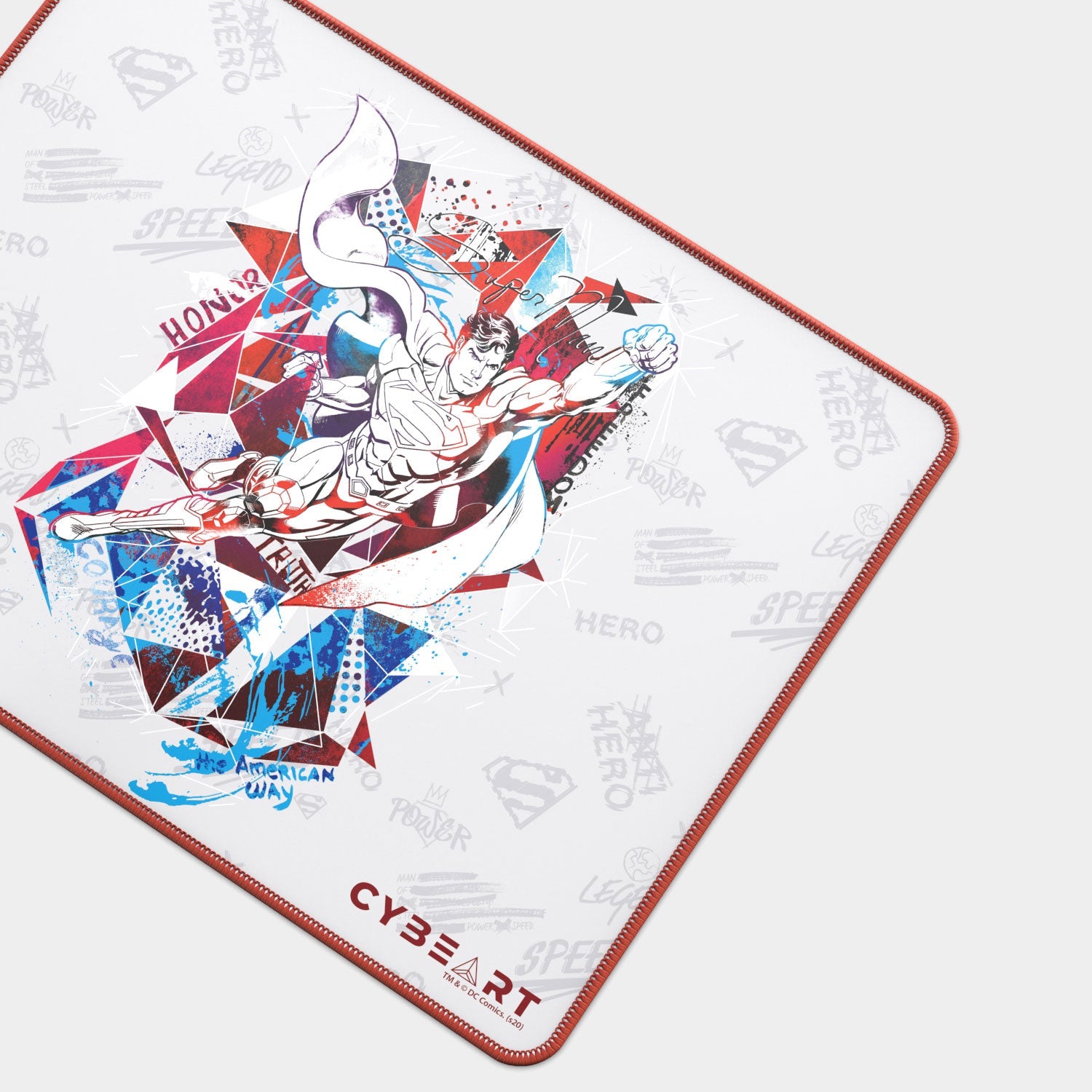 Superman - Truth Honor Courage Gaming Mouse Pad