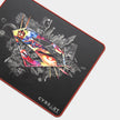 Tapis de souris pour jeux vidéo avec le logo du bouclier de Superman
