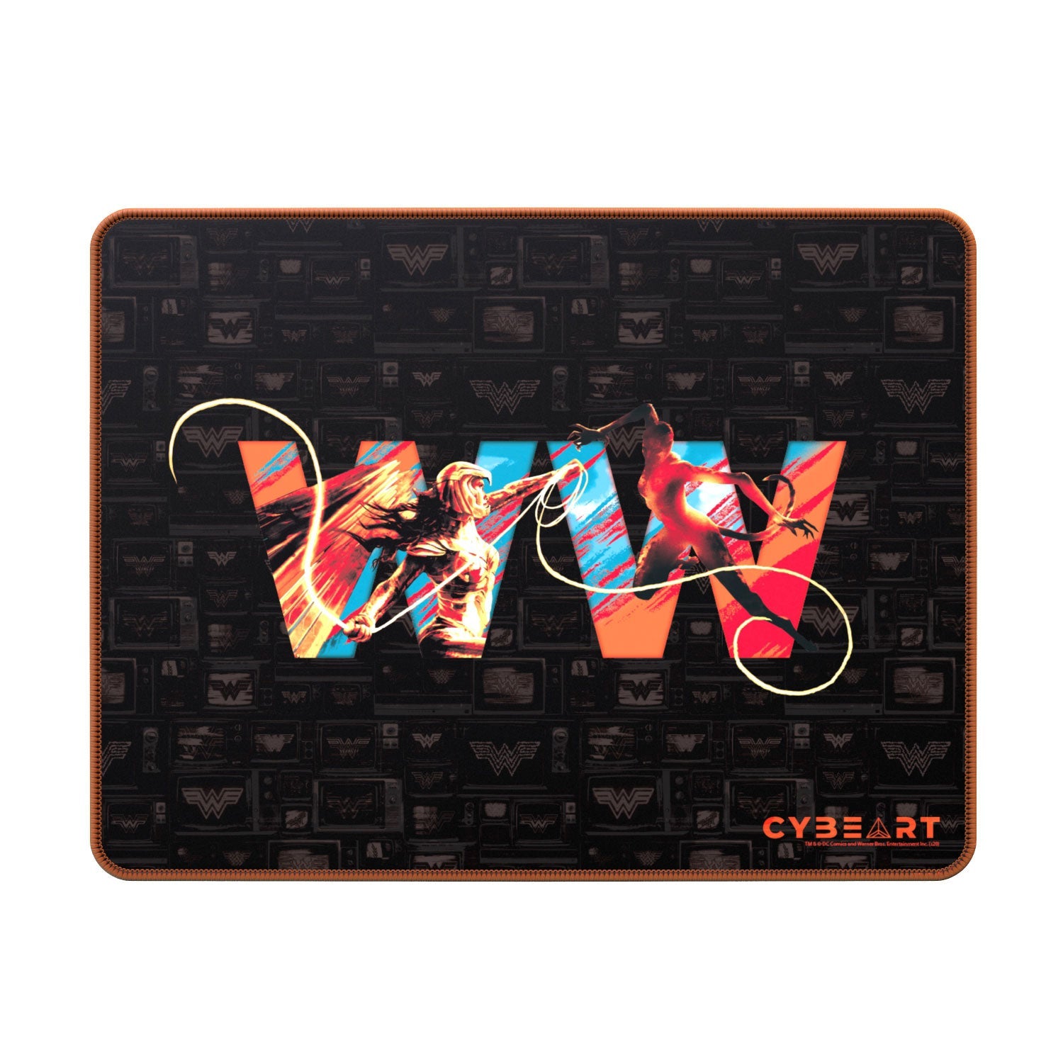 Wonder Woman Vs. Cheetah Gaming Mouse Pad