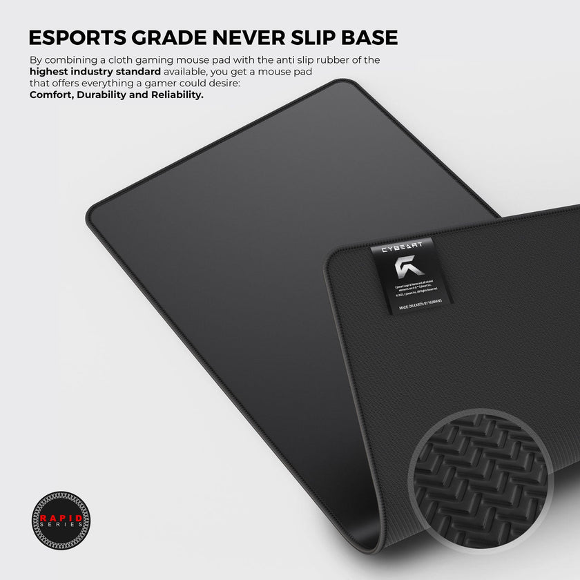Ghost (Black) Gaming Mouse Pad