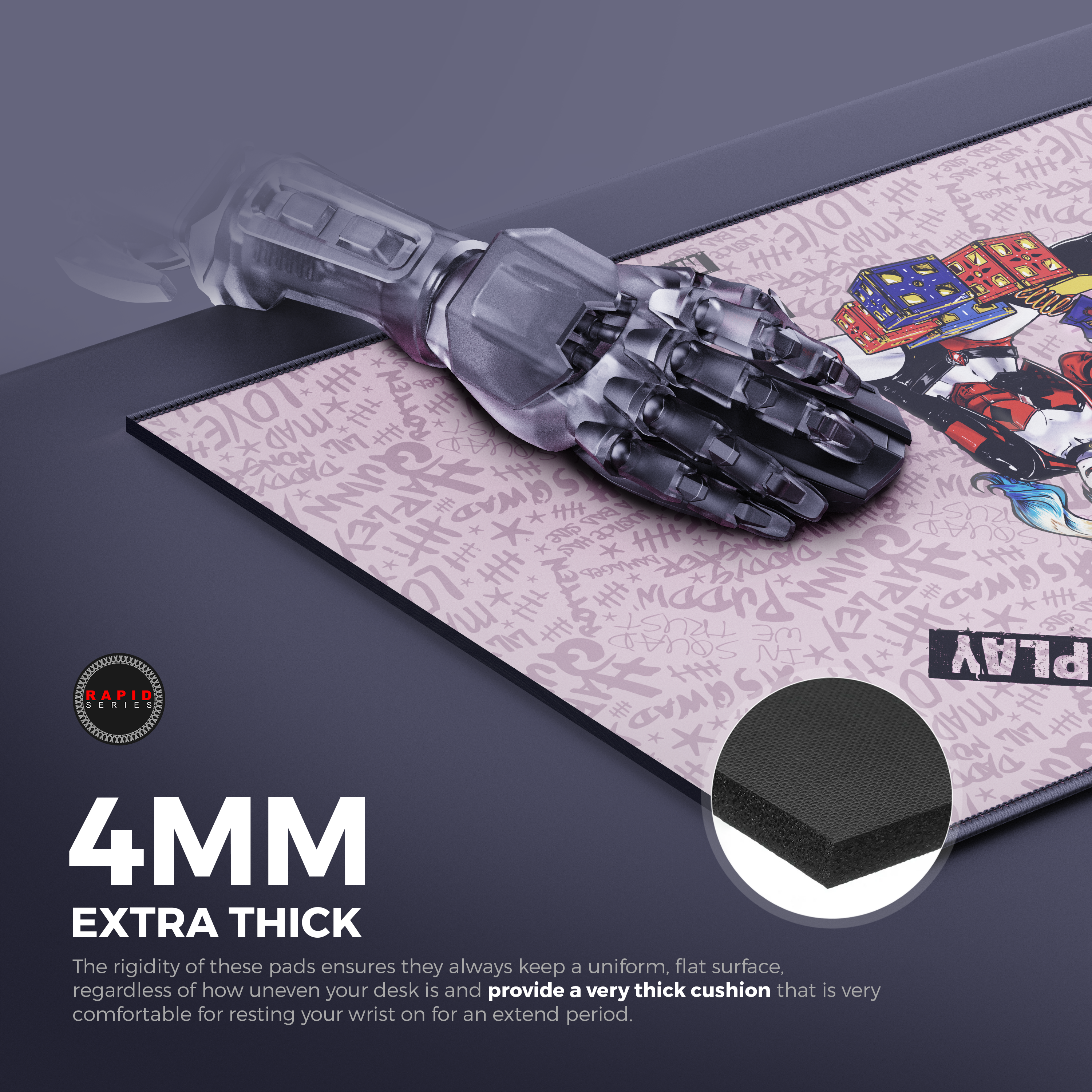 Harley Quinn Gaming Mouse Pad