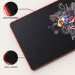 Tapis de souris pour jeux vidéo avec le logo du bouclier de Superman