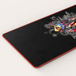 Tapis de souris pour jeux vidéo avec le logo du bouclier de Superman