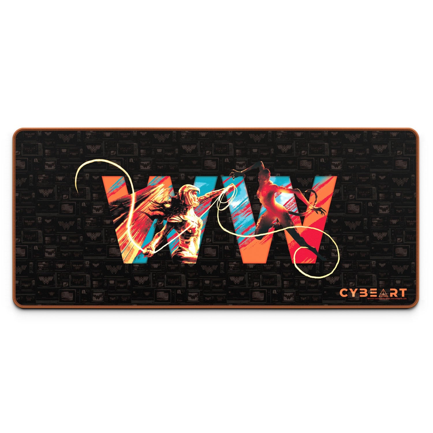 Wonder Woman Vs. Cheetah Gaming Mouse Pad
